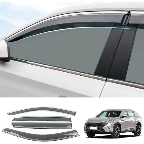 Déflecteurs de pluie pour vitres de voiture, accessoires pour MG RX5 2024 2025, déflecteurs de vitres, 4 pièces, protection solaire, ventilation ( ) (1/5)