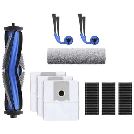 NALOOKAMIC Pour aspirateur robot ECOVACS X9 : brosse principale/latérale, filtre, rouleau de nettoyage, sac à poussière (1/4)