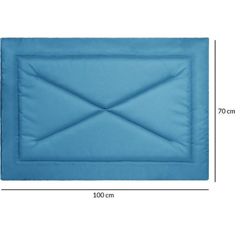 Hundebettmatte 70x100 Milo blau wasserdicht