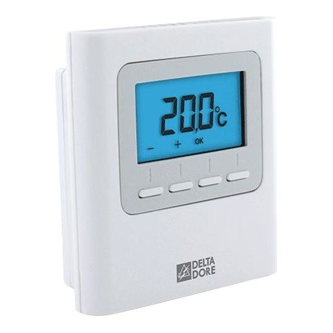 Termostato delta dore Minor 1000 blanco pantalla LCD retroiluminada