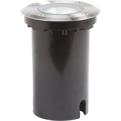 Außen Bodeneinbaustrahler Ø 11cm IP65, Edelstahl, bis 1500 kg (1/4)