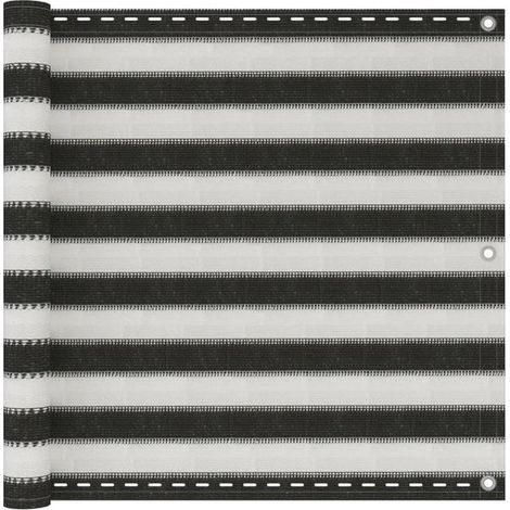 Brise-vue de jardin et balcon en PVC double face, 90 x 300 cm, marron, résistant aux UV et aux intempéries, écran d'intimité pour extérieur (1/5)