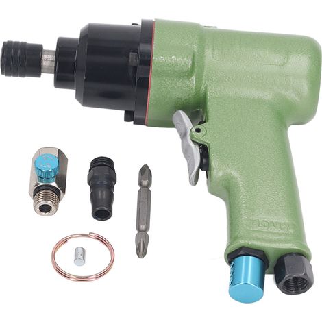 Pneumatic Gun Screwdriver with Silencer Alloy Steel Air Impact Screwdriver for Furniture Assembly (1/5)