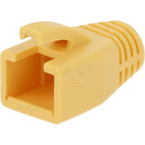 Isolation de prise RJ45 8mm - Jaune