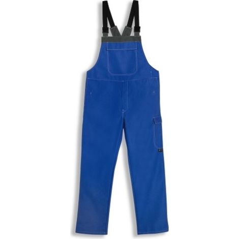 Uvex Perfect Acid 8882 Arbeitshose - Blaue Latzhose gegen Chemikalien: 48/50 (1/2)