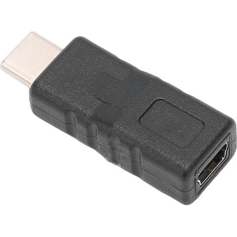 Adaptateur d'extension USB-C vers mini USB 2.0 femelle pour ordinateur portable, tablette et téléphone portable