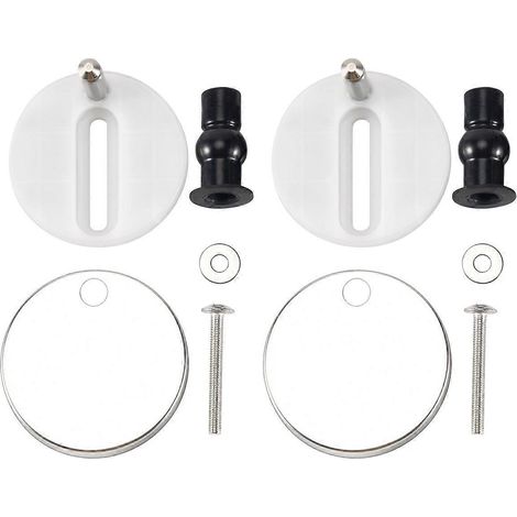Lot de 2 vis de fixation pour abattant de toilette, outil de réparation pour charnière supérieure (1/5)