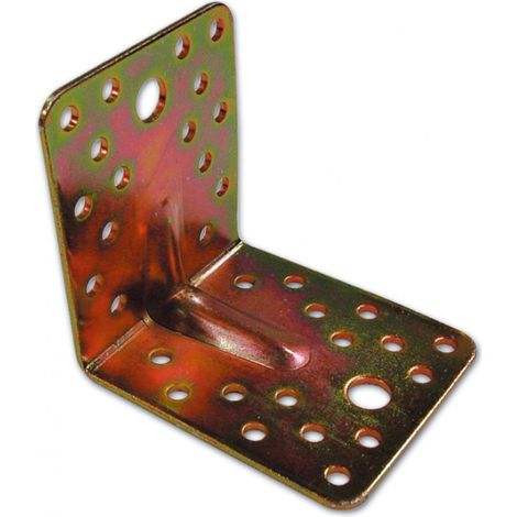PIASTRA PER TRAVI PIEGATA 85X85MM L 65MM NERVATA TROPICALIZZATA