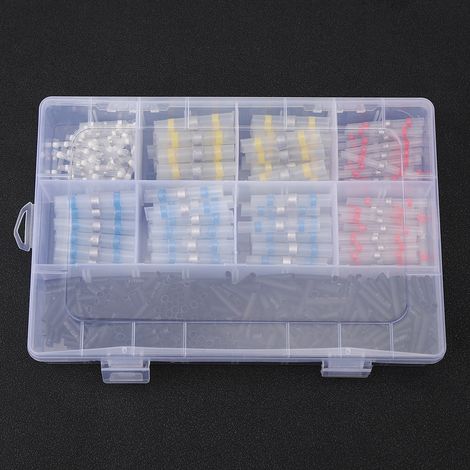 Kit de 600 manchons de soudure étanches pour connecteurs électriques, gaine thermorétractable, isolation, étanche (1/5)
