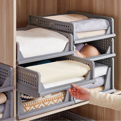 Small Folding Wardrobe Storage Box Drawer Organizer (1/5)