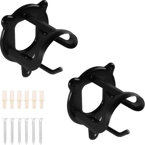 2 pièces Supports de Bride de Cheval Crochet de rêne de Cheval en métal pour Salle de Selle écurie de Grange
