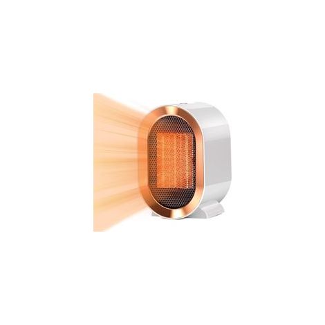 Mini Radiateur Soufflant à Économie d'Énergie Chauffage Soufflant Électrique Radiateur Soufflant 230V 1200W 2 Modes pour Salon, Chambre, Salle de Bain [Sécurité - Silencieux]