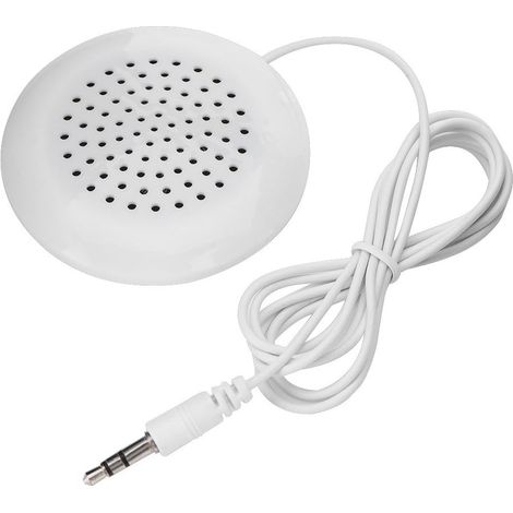 Altavoz de almohada, nuevo mini altavoz DIY de 3,5 mm, mini altavoz estéreo portátil DIY de 3,5 mm para teléfono, reproductor de MP3, reproductor de CD portátil, reproductor de MP4