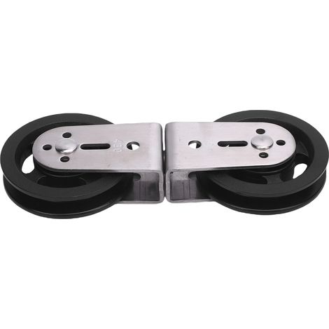 Poulies doubles rotatives pour machine à câbles, roue rotative pour appareil de musculation à domicile (1/5)
