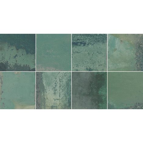 Carrelage mur effet Zellige Morocco aquamarine 31,6×60 cm - Réflex Boutique