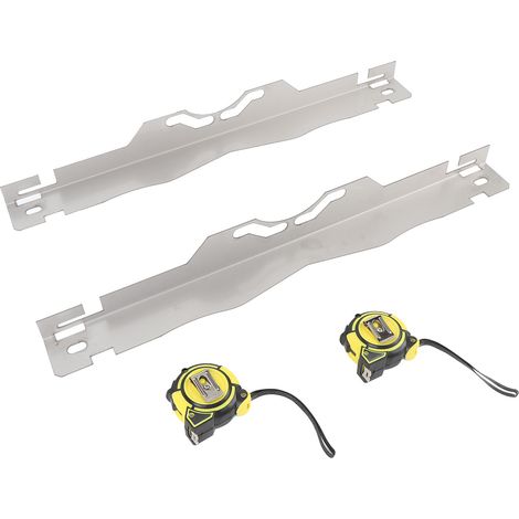 Ortviai Plaques d’alignement de roues en acier inoxydable avec 2 mètres ruban de 3 m – pour voitures, berlines et SUV (1/5)