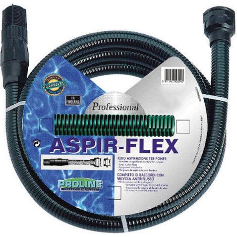 Manguera Aspirar Aspir Flex Rollo 4 Metros Con Conectores