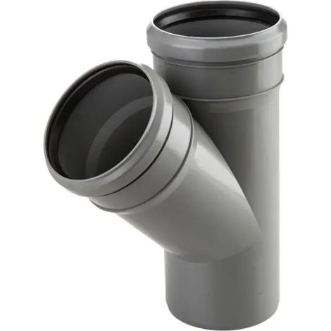 Braga ridotta 45° ad innesto in pp con guarnizione serie ed tech ø90/40 WAVIN
