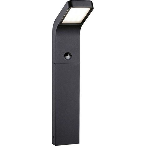 – Potelet d'extérieur 94747 – Éclairage d'allée LED 7,5W – IP44 étanche – 500mm anthracite avec détecteur de mouvement (1/5)