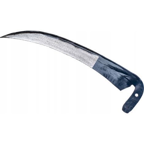 KADAX Faux à Main Forgé Herbe Aiguisée Métal 50cm Solide Jardin Forêt (1/5)