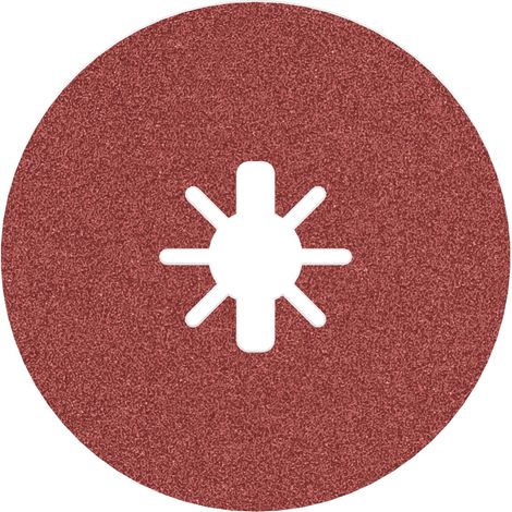 Disque fibre ceramic 125mm x-lock - Grain : 80 - Type : Disque - BOSCH