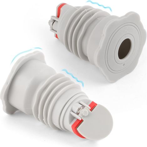 2X Joint de Tuyau de Machine à Lave 35x40mm Bouchon d'Étanchéité en Silicone D'Étanchéité de Tuyau D'Évacuation pour Douche,Tuyau D'égout,Cuisine avec 2X Bouchon Anti-Odeur XXX (1/5)