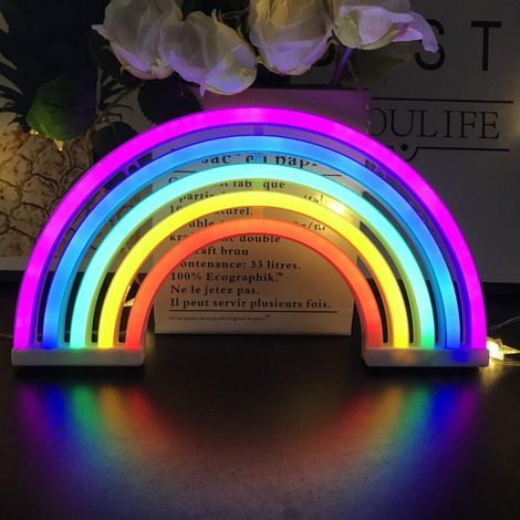 Joli cadeau pour enfants - Étoile arc-en-ciel - Décoration murale pour fêtes - Art déco Rainbow 5 couleurs (1/5)
