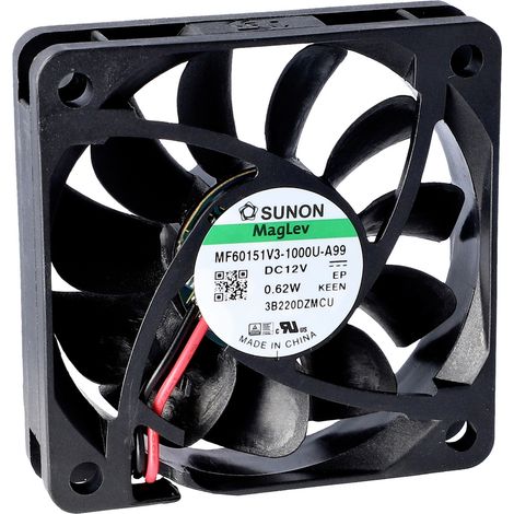 Sunon MF60151V3-1000U-A99 Axiallüfter 12 V/DC 29.89 m³/h (L x B x H) 15 x 60 x 60 mm