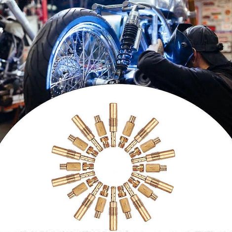 Gicleurs de ralenti, gicleurs principaux et gicleurs de ralenti pour carburateurs de motos PWK PE CVK (30 pièces) (1/4)