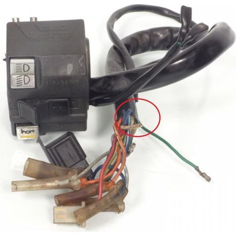 [PRODUIT D'OCCASION] Commodo gauche origine pour moto Honda 750 VFS Sabre HM-22QB-T