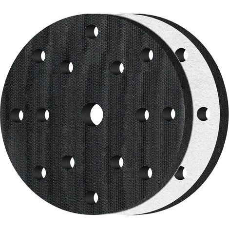 2 Pièces 150mm Tampon Interface en Éponge 15 Trous pour Disques de Ponçage (1/5)