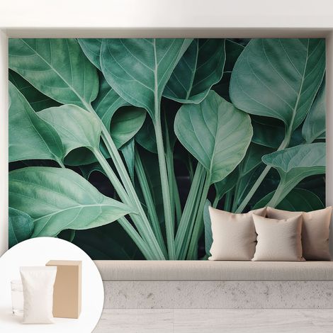 Carta Da Parati Non Tessuto - Decorazione Da Muro - Traspirante - Con Motivo - Per Camera Da Letto Cucina Natura verde 208x146 cm (1/5)