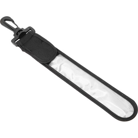 LED-Reflektorstreifen-Anhänger für Outdoor-Sportarten, inklusive Batterie, für Nachtläufe und Bergsteigen, silberweiß (1/5)