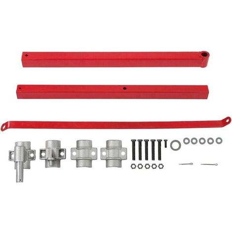 Swivel Jib Arm, 600 kg Capacity, Stable 660 lb Support for Electric Hoist/Winch, Steel, Durable Frame Lifting Arm, 180° Rotating Winch Tool for Workshops, Garages, Docks