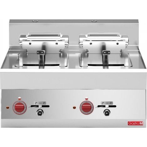 Friteuse double électrique 2 x 10 Litres, 15 000 W, 400 V - TRI (1/3)