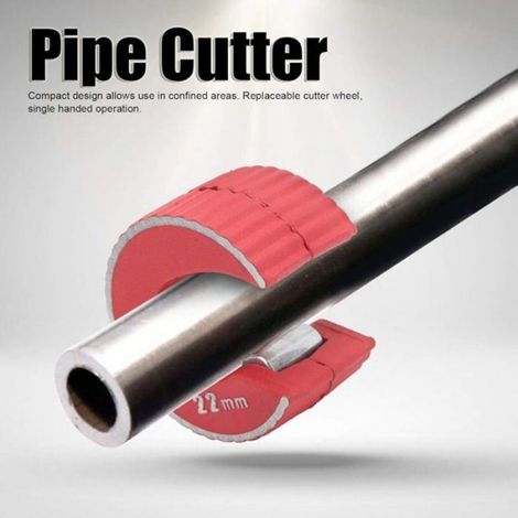 Coupe-Tube - Pour Tube Cuivre - 22 mm - Alliage De Zinc - Élimination Des Bavures - 1 Pièce (1/4)