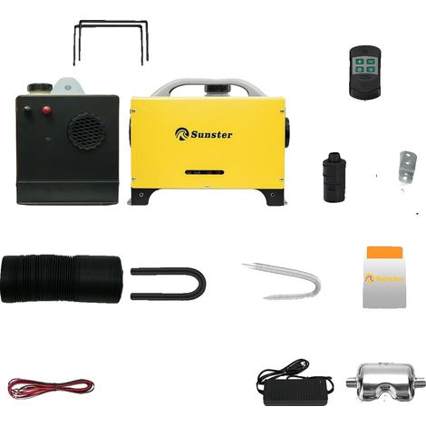 Riscaldatore ad aria diesel portatile, 8 kW, versatile compatibilità di tensione, 8 kW 12 V 24 V 220 V (1/2)