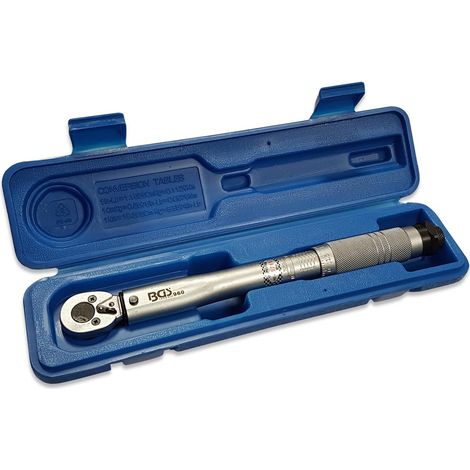 Chiave dinamometrica BGS quadrata 1/4, coppia di serraggio 5-25 Nm