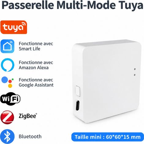 Passerelle multimode Tuya connectée pour système domotique et vanne thermostatique réf 8912 3 × 4 × 5 cm 50 g – Livraison gratuite