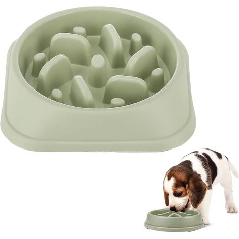 Gamelle Anti Glouton Chien,Gamelle Anti Glouton Chat et Chien,Favorise Digestion Lente,pour Petits/Moyens/Grands Animaux de Compagnie