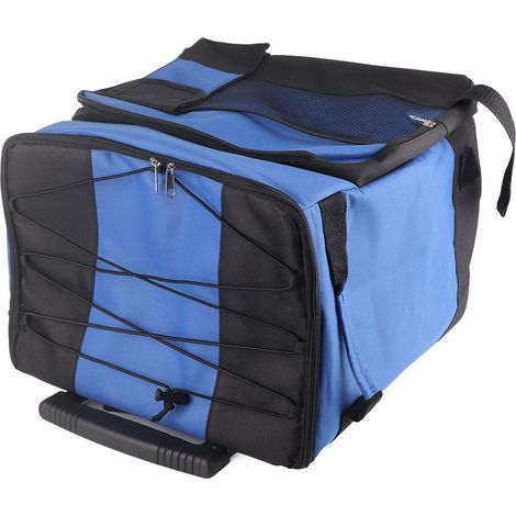 Glacière à roulettes 35L en tissu Oxford et feuille d'aluminium, étanche et anti-fuite, sac isotherme portable (1/5)