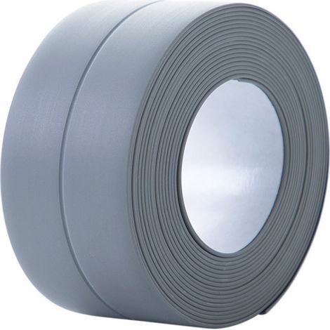 Cinta de sellado, cinta adhesiva impermeable, tira de sellado autoadhesiva para cocina o baño, 3,2 m (1/5)