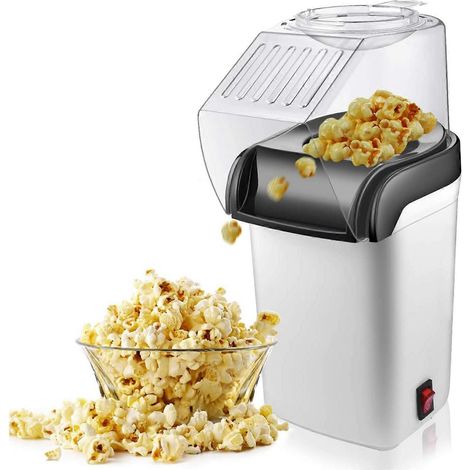 Machine à pop-corn à air chaud, électrique, 1200 W, sans huile, prise américaine (1/5)