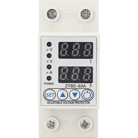 Dispositif de Protection contre les Surtensions pour la Maison et L'hôtel avec Récupération Automatique 2P 220V AC 63A (1/5)