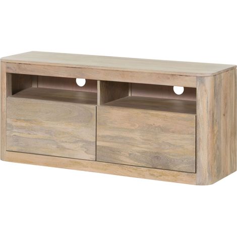 Mobile TV Mango bianco Laccato 130x40x58 cm montato TORONTO 319 (1/4)