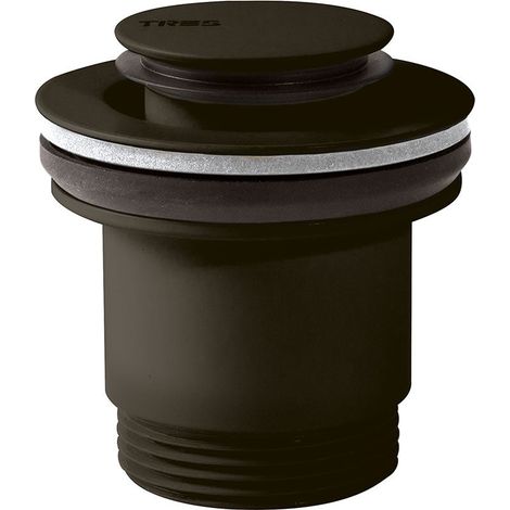 Bonde de vidage clic-clac Simple-Rapid pour lavabo Noir bronze - TRES 24284002KMB (1/2)