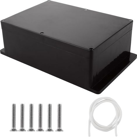 Boite de Derivation Etanche Exterieur IP65, Boîte de Jonction, Boîte derivation, Boîtier de Projet électrique en ABS pour l'électricité intérieure et extérieure (263x182x95MM) (1/5)