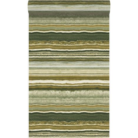papier peint pierre de marbre en couches jaune ocre  - Origin Wallcoverings (1/5)