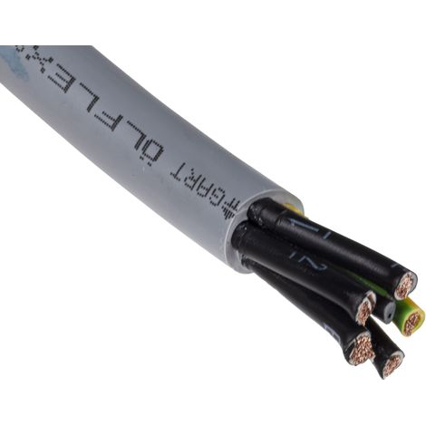 Câble de commande YY 5, x 6 mm², Chlorure de polyvinyle PVC Non blindé ( Prix pour Bobine de 50 Mètres )
