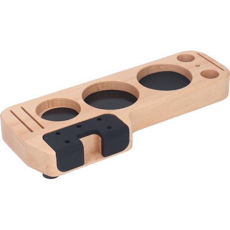 Kaffeefilter-Aufbewahrungsständer, platzsparend, sauber, aus Buchenholz (1/5)